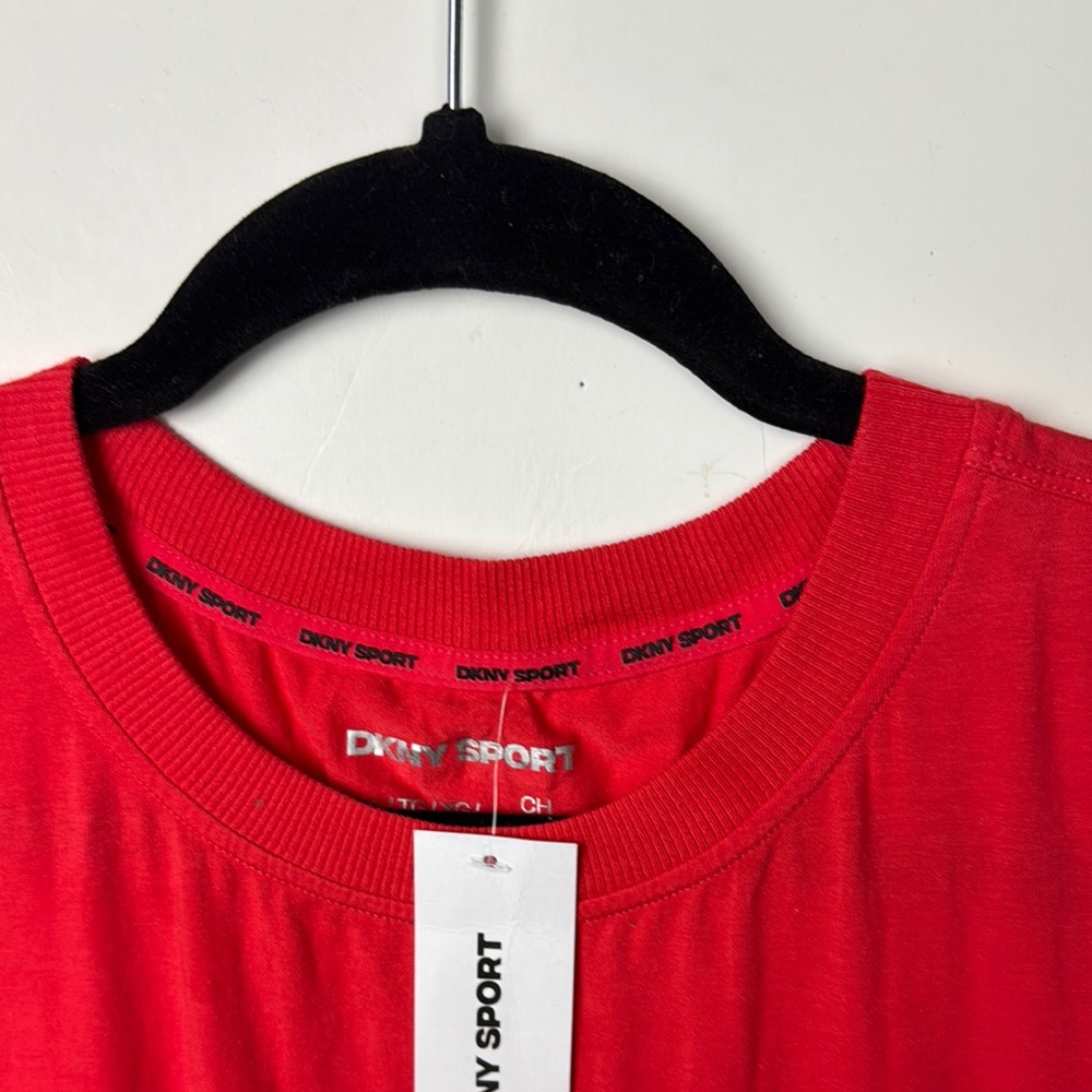 DKNY SPORT Red Tank Top NWT SZ XL - Picture 3 of 9
